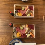 根津松本 - ちらし鮨上×2