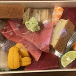 根津松本 - ちらし鮨上　ズーム！