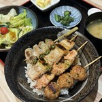 Nanbantei Japanese Restaurant - 焼鳥丼セット（22.9SGD）