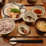 リザキッチン - 銀鱈の味噌漬け焼きと野菜の天ぷらAセット