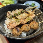 Nanbantei Japanese Restaurant - 焼鳥丼セット（22.9SGD）