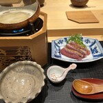 日本料理 柳燕 - 津軽産鴨のしゃぶしゃぶ