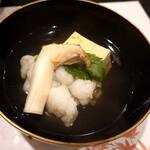 古長 - 松茸とハモ