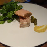 レストランユニック - パテドカンパーニュと白レバーのムース