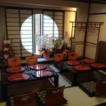 創作割烹　おおた - 新店舗　カウンター横　掘りごたつ式座卓