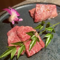 北新地焼肉 きらく - 神谷商店　サガリとハラミ