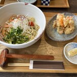 うどん 吉BAY - 青唐辛子まぜうどん