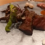Restaurant Honjin - うし和放牧飛騨牛サーロイン・放し飼い名古屋コーチン卵/宮崎牛ヒレ・美浜備長炭　豊浜塩