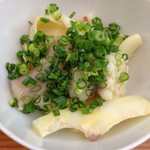 さきと - お通し（イカゲソの酢味噌和え） 2014.04