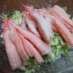 谷中 鳥よし - かにサラダ