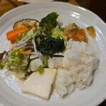 キッチン ブルー グローブ - 最後のワンプレート