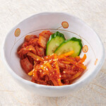 ゆるりと菜　村さ来 - さきいかキムチと白菜キムチ
