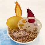 Restaurant KAITO - 野菜のスライスチップ