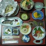 山和荘 - 夕食のお膳