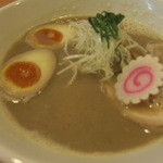 吉風  - 3回目訪問　鶏豚骨+チャーシュー+味玉　