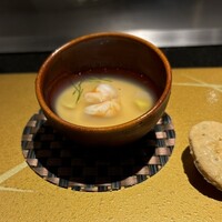 神戸牛 鉄板焼 リオ 大阪御堂筋店 - 茶碗蒸し風の突き出し