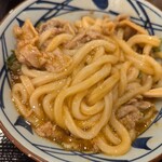 丸亀製麺 - うどん、混ぜました