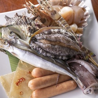 "Fresh Seafood Hamayaki" is exquisite! !