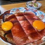 めしや 浮世ばなれ - 名物和牛イチボユッケ風