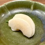 鎌倉 北じま - 2024.9.  湘南梨と茄子のコンポート