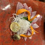 藤多加 - ヒラマサの刺身