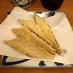 麺匠 釜善 - 今日の天ぷら（半ごぼう天）