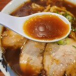 超多加水純手打ち麺 仁しむら - スープ