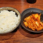 超多加水純手打ち麺 仁しむら - キムチセット