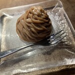 焼肉ハウス大将軍 - 季節限定モンブラン