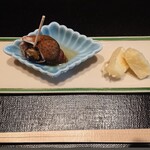 いしや - まこもたけとあずき貝…かな