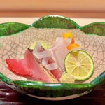 多仁本 - 香り立つ鰹と歯応えあるメイチ鯛