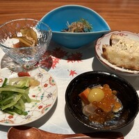ラ・ボンバンス - 和牛すき焼きロール いちじくフォアグラ味噌 シメサバサンドイッチ