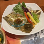 絶景の宿 犬吠埼ホテル - 地物野菜サラダ