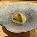 鮨 佐とう - 鮑の肝バター