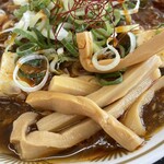 ラーメン もっけだの - 『麻婆ラーメン』のトッピング