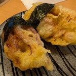 廻し鮨 新鮮や - ゲソ天握り