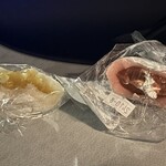 大津びわこ茶屋 - 栗きんとん大福といちごホイップ大福　2024.10