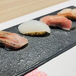 銀座 すし 仙道 - 握り 四貫