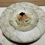 銀座 すし 仙道 - 蟹ビーフン 蟹味噌ソース