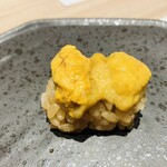 銀座 すし 仙道 - ムラサキウニ