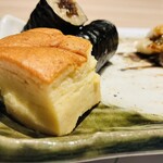 銀座 すし 仙道 - 玉子焼き カステラ仕立て 芝海老