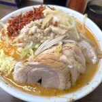 ラーメン二郎 - 小豚　タンタンメン風　海老脂　ニンニクアブラカラメ