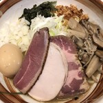 麺屋一燈 - 塩汁無し鶏白湯そば+半熟味玉