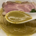 左とう - 浅利(+煮干？)+辛味の美味いスープ