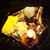 日本料理　美松 - 料理写真:瓢箪弁当  鯛のカマ塩焼き、玉子焼き、ポテトサラダ、鶏の照焼き