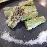想咲そば処 香凛 - アスパラ天麩羅