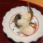 おかもと - 琵琶湖産子持ち鮎、山芋掛け