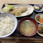吉原食堂 - 日替わり定食（サバ塩）750円。安い！