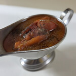 かれーの店 うどん  - きのこの叫びチーズ入り