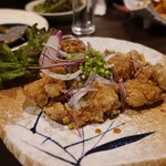 月のダイニング うさぎ - こだわり鶏の中華ソースかけ